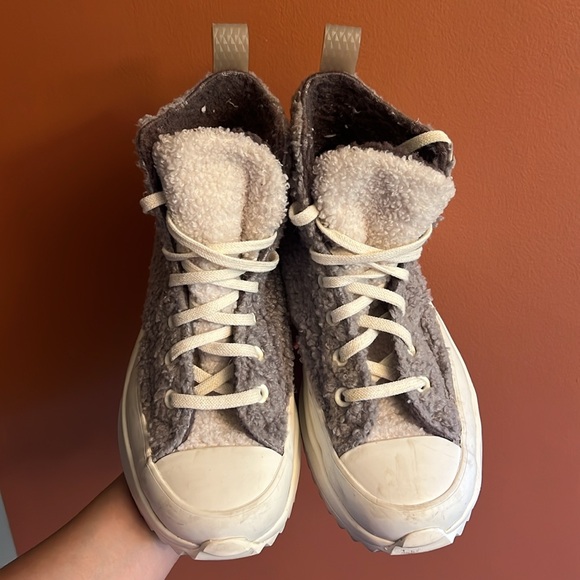 Fuzzy high top platform converse - Picture 2 of 6